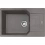 Кухонная мойка FRANKE URBAN UBG 611-78 XL оборотная, серый камень (114.0701.802) 780х500 мм.