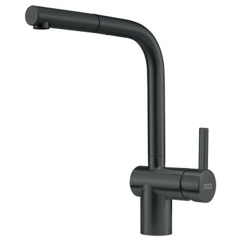 Смеситель для кухни FRANKE ATLAS NEO Pull Out с выдвижным изливом, индустриальный черный (115.0550.427)