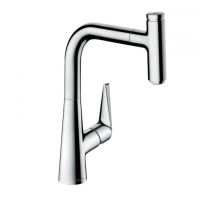 Змішувач для кухні Hansgrohe Talis Select M51 220 1Jet з витяжним виливом, хром (72822000)