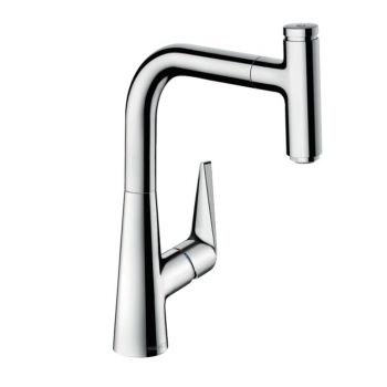 Змішувач для кухні Hansgrohe Talis Select M51 220 1Jet з витяжним виливом, хром (72822000)