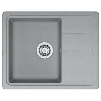 Кухонна мийка FRANKE BASIS BFG 611-62 оборотна, сірий камінь (114.0565.090) 620х500 мм.