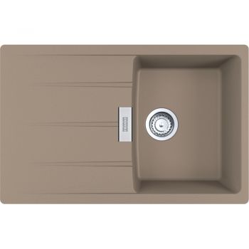 Кухонная мойка FRANKE CENTRO CNG 611-78 миндаль, оборотная (114.0701.813) 780х500 мм.