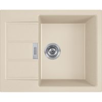 Кухонная мойка FRANKE SIRIUS 2 S2D 611-62 оборотная, бежевая (143.0671.742) 620х500 мм.