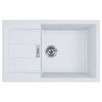 Кухонная мойка FRANKE SIRIUS 2 S2D 611-78 XL оборотная, белая (143.0621.338) 780х500 мм.