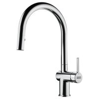 Смеситель для кухни FRANKE ACTIVE J с выдвижным изливом, хром (115.0653.401)
