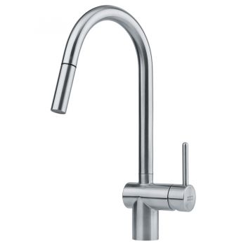 Смеситель для кухни FRANKE LEDA NEO Pull Down с выдвижным изливом, нерж. сталь (115.0590.047)