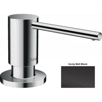 Дозатор кухонний для миючого Hansgrohe A41, 500 ml, Matt Black (40438670)