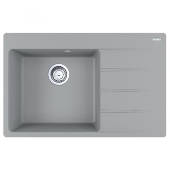 Кухонная мойка FRANKE CENTRO CNG 611-78 TL серый камень, крыло справа (114.0630.477) 780х500 мм.