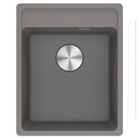 Кухонная мойка FRANKE MARIS MRG 610-37 TL серый камень, врезной монтаж (114.0668.862) 410х510 мм.
