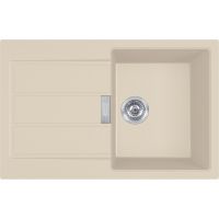 Кухонная мойка FRANKE SIRIUS 2 S2D 611-78 оборотная, бежевая (143.0671.744) 780х500 мм.