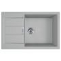 Кухонная мойка FRANKE SIRIUS 2 S2D 611-78 XL оборотная, серая (143.0621.339) 780х500 мм.