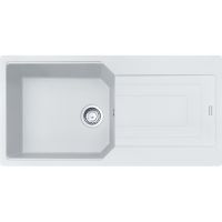Кухонная мойка FRANKE URBAN UBG 611-100 XL оборотная, белая (114.0701.794) 1000x500 мм.