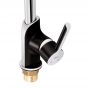 Смеситель для кухни Qtap Grand QTGRABCR007F Chrome/Black