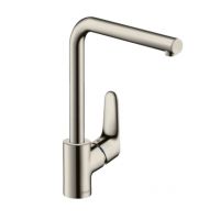 Змішувач для кухні Hansgrohe Focus 280 з поворотним виливом, нержавіюча сталь (31817800)
