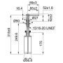 Дозатор моющих средств FRANKE COMFORT , миндаль, 350 мл (119.0578.750)