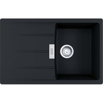 Кухонная мойка FRANKE CENTRO CNG 611-78 оникс, оборотная (114.0701.815) 780х500 мм.