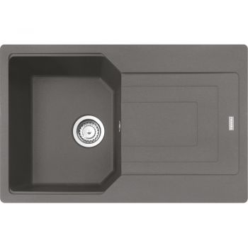 Кухонная мойка FRANKE URBAN UBG 611-78 оборотная, серый камень (114.0701.805) 780х500 мм.