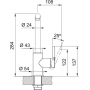 Смеситель для кухни FRANKE LINA L Shape, черный матовый (115.0693.393)