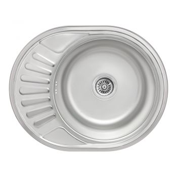Кухонная мойка Lidz 5745 8 мм Micro Decor (LIDZ5745MDEC)
