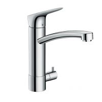 Змішувач для кухні Hansgrohe Logis M31 220 із запірним клапаном, хром (71834000)