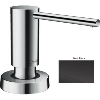 Дозатор кухонний для миючого Hansgrohe A51, 500 ml, Matt Black (40448670)