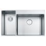 Кухонна мийка FRANKE BOX CENTER BWX 220-54-27 мала чаша ліворуч (127.0538.260) 860х510 мм.