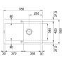 Кухонна мийка FRANKE MARIS MRG 611-78 оборотна, сірий камінь (114.0565.117) 780х500 мм.