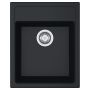 Кухонная мойка FRANKE SIRIUS SID 610-40 оборотная, черная (114.0497.988) 430х530 мм.