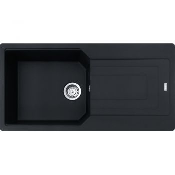 Кухонна мийка FRANKE URBAN UBG 611-100 XL оборотна, чорна матова (114.0701.796) 1000x500 мм.