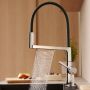 Смеситель кухонный Hansgrohe Talis M54 PowderSpray 210 3jet Semi-Pro, Chrome (72861000)