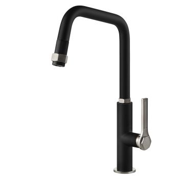 Змішувач для кухні Gessi Officine, Finox/Matt Black (60053599)