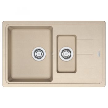 Кухонна мийка FRANKE BASIS BFG 651-78 оборотна, бежева (114.0272.633) 780х500 мм.