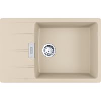 Кухонная мойка FRANKE CENTRO CNG 611-78 XL бежевая, оборотная (114.0701.817) 780х500 мм.