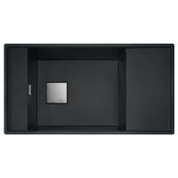 Кухонная мойка FRANKE FRESNO FSG 611 оборотная, оникс (114.0652.619) 877х495 мм.