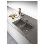 Кухонна мийка FRANKE MARIS MRG 620 TL сірий камінь, врізний монтаж (114.0661.784) 760х510 мм.