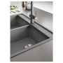 Кухонна мийка FRANKE MARIS MRG 620 TL сірий камінь, врізний монтаж (114.0661.784) 760х510 мм.