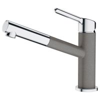 Смеситель для кухни FRANKE ORBIT Pull Out с выдвижным изливом, серый камень (115.0623.141)