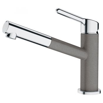 Смеситель для кухни FRANKE ORBIT Pull Out с выдвижным изливом, серый камень (115.0623.141)