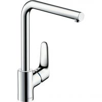 Змішувач для кухні Hansgrohe Focus 280 EcoSmart з поворотним виливом, хром (31827000)