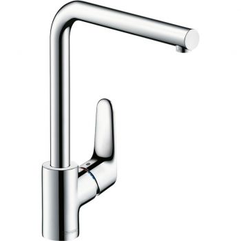 Змішувач для кухні Hansgrohe Focus 280 EcoSmart з поворотним виливом, хром (31827000)