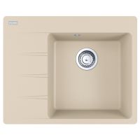 Кухонная мойка FRANKE CENTRO CNG 611-62 TL бежевая, крыло слева (114.0630.451) 620х500 мм.