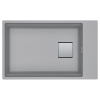 Кухонная мойка FRANKE KUBUS 2 KNG 110-62 оборотная, серый камень (125.0576.307) 760х460 мм.