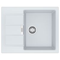 Кухонная мойка FRANKE SIRIUS 2 S2D 611-62 оборотная, белая (143.0627.382) 620х500 мм.