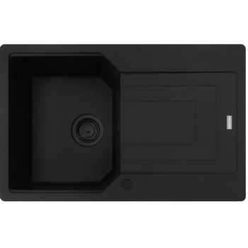 Кухонная мойка FRANKE URBAN UBG 611-78 оборотная, черная матовая (114.0699.234) 780х500 мм.