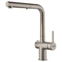 Смеситель для кухни FRANKE ACTIVE TWIST с выдвижным изливом, сталь (115.0653.505)