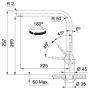 Змішувач для кухні FRANKE ATLAS NEO, нерж.сталь (115.0521.435)