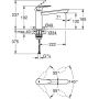 Змішувач для кухні Grohe Baucurve 31715000