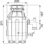 Измельчитель пищевых отходов FRANKE TURBO ELITE TE-75 (134.0535.241)