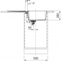 Кухонна мийка FRANKE CENTRO CNG 611-86 онікс, оборотна (114.0701.823) 860х500 мм.