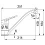 Змішувач для кухні FRANKE NOVARA-PLUS, білий (115.0470.658)